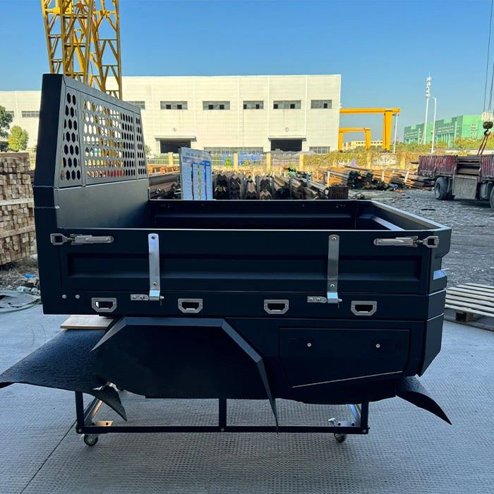 Dual Cab Black Aluminium Ute Tray